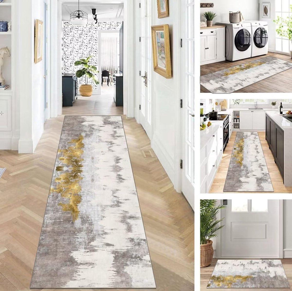 Marokko Loper - Gangkleed Keukentapijt - Hal Keuken Woonkamer - Wasbaar Antislip - 50 x 25