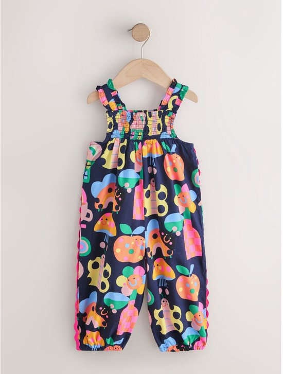 Next - Meisjes - Jumpsuit met bandjes - Blauw