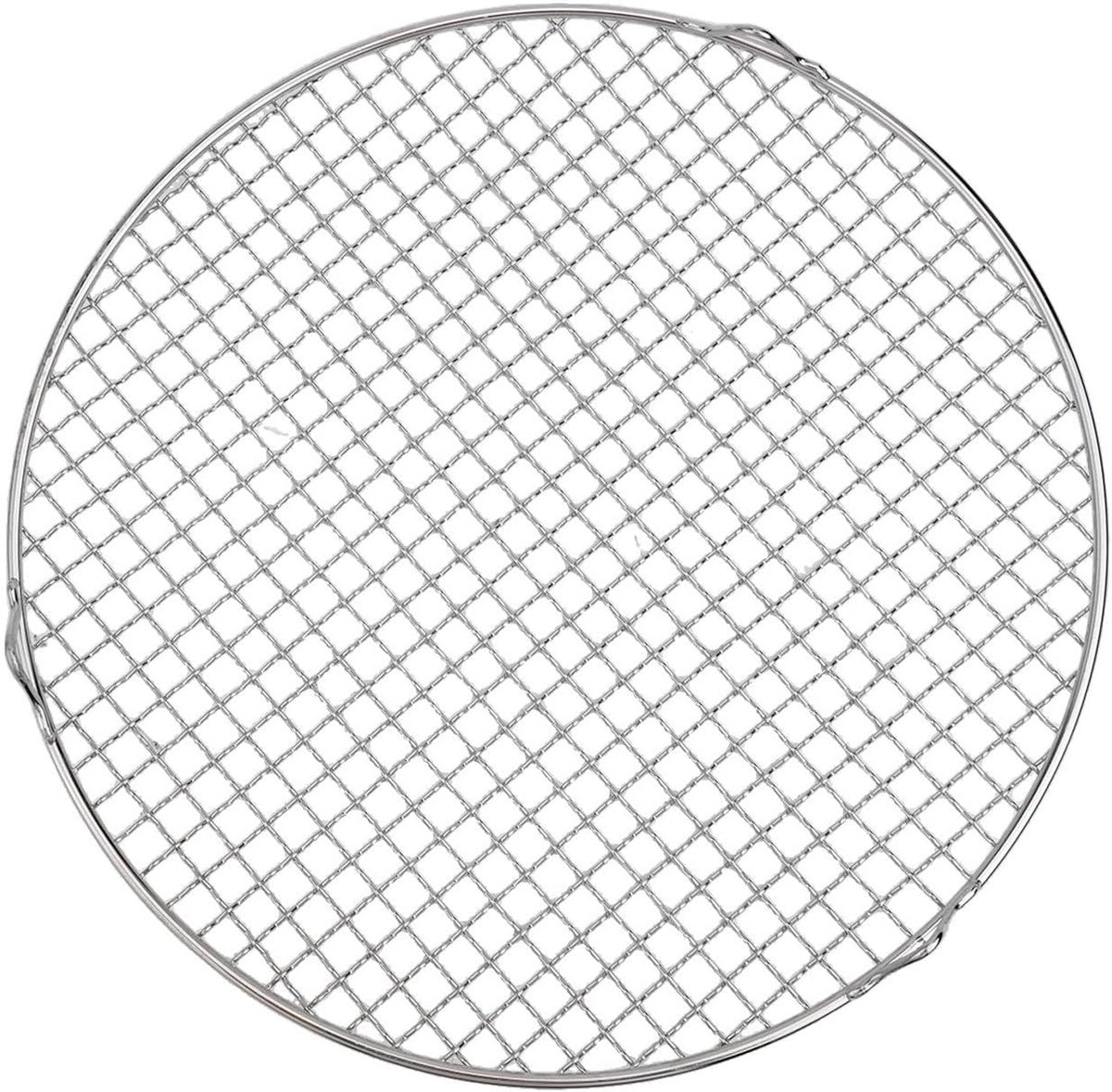 Rond Koelrek - Bak Accessoire - Bakken en Grillen - Dik Roestvrij Staal - 35cm Diameter - Zilver