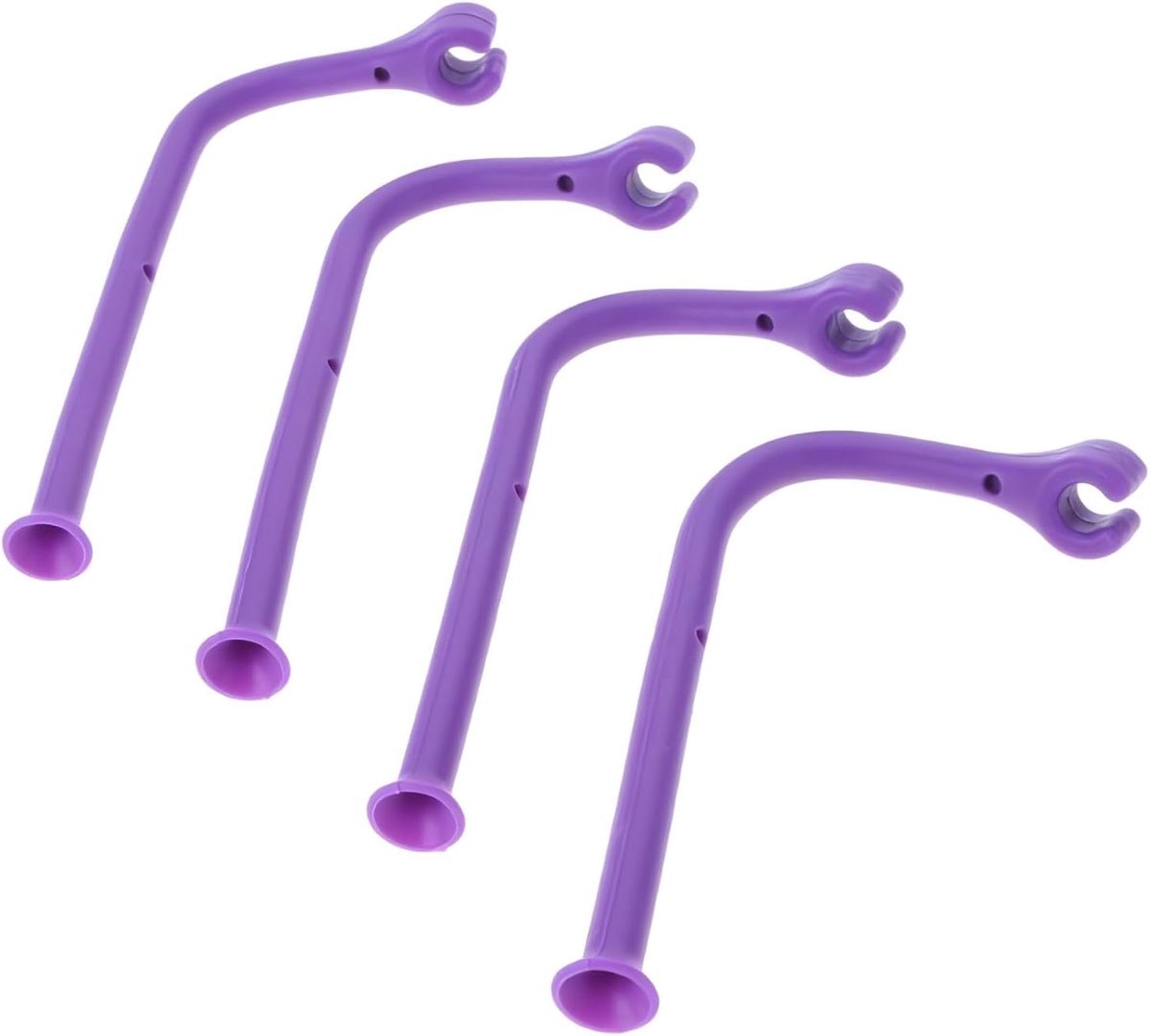 Glazen Houders - Vaatwasser Accessoires - Veilig Reinigen - Zacht Flexibel Siliconen - 17 x 1.2 cm - Meerdere Kleuren