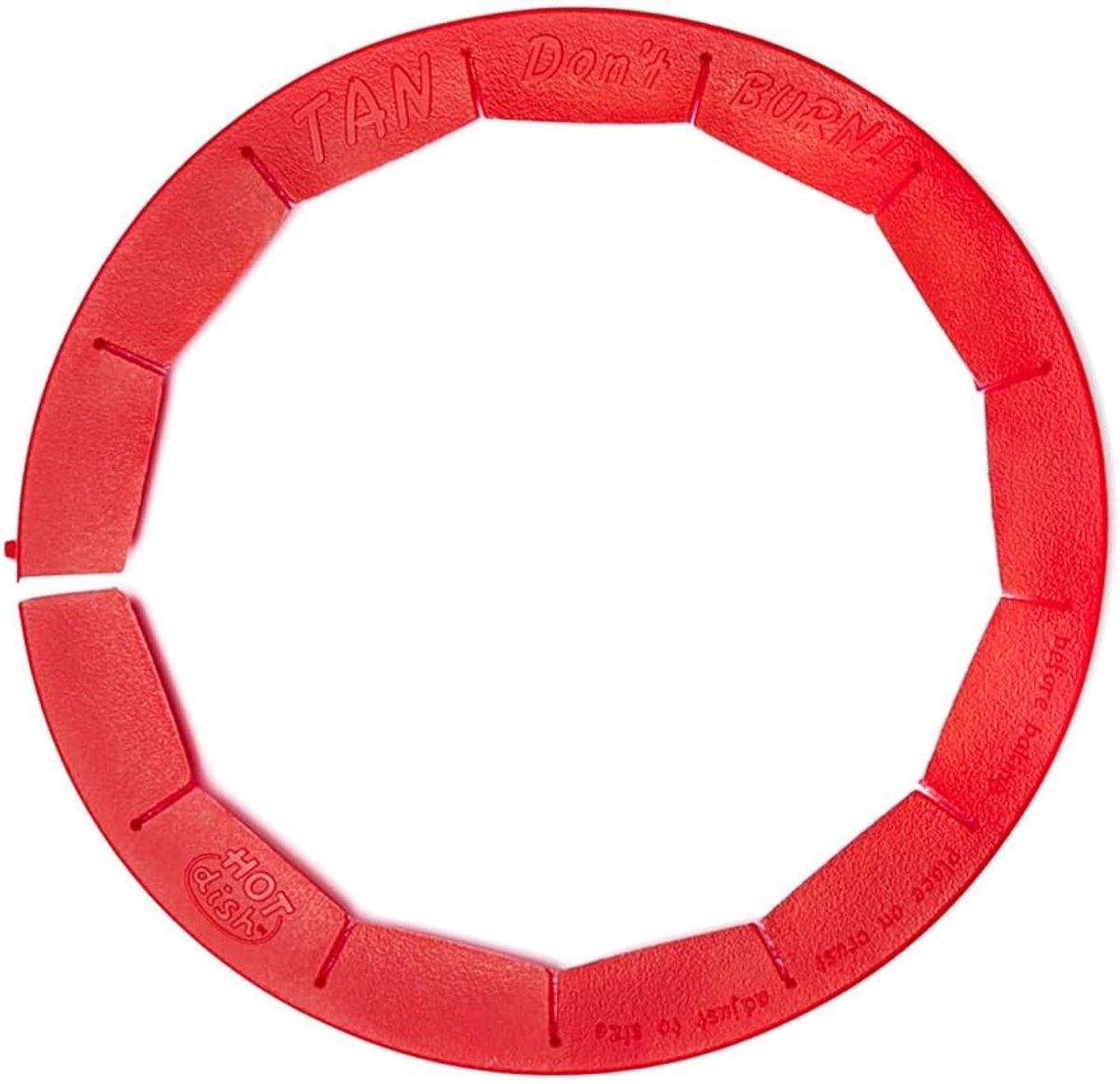 Taartrand Beschermer - Bakrand Kap - Perfecte Taart - Verstelbaar Siliconen - 20-29 cm - Rood