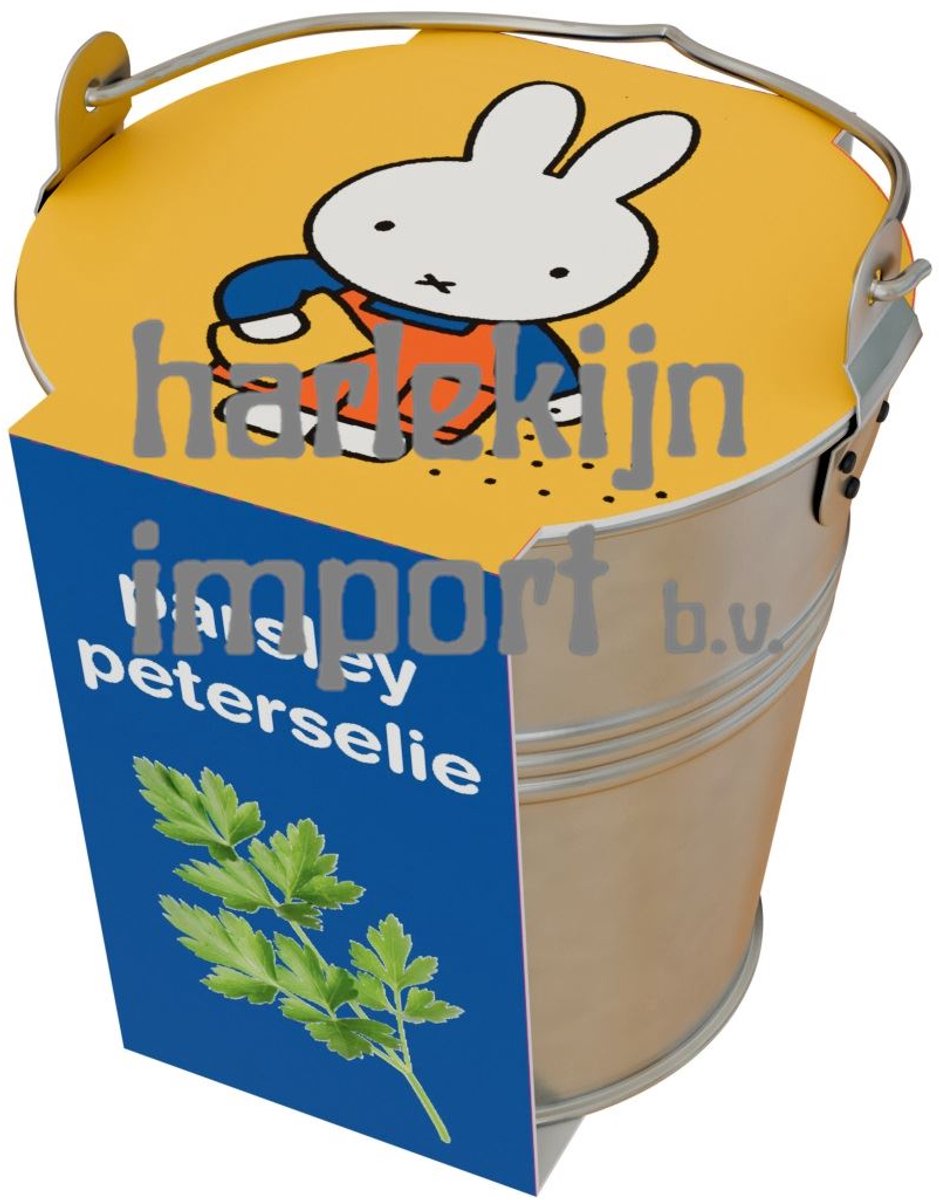 Nijntje speelgoed zinken emmertje kruiden Peterselie educatief.