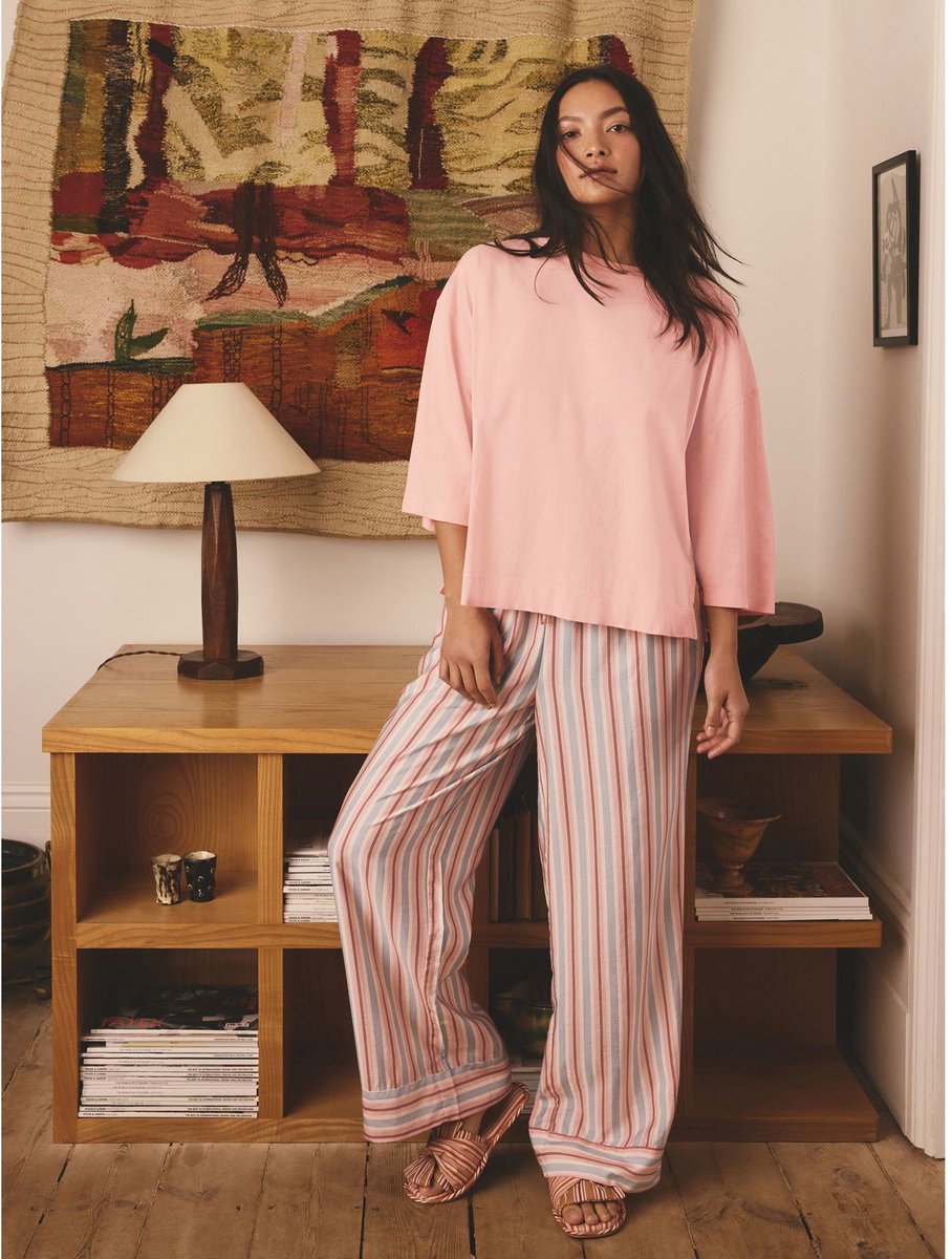 Next - Dames - Pyjama met korte mouwen - Roze
