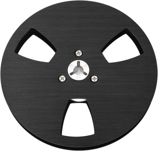 Lege Spoel - Audioband Haspel - Tape Speler - Universele 3-gaats - 5 Inch Diameter - Zwart van Merkloos — afbeelding 4