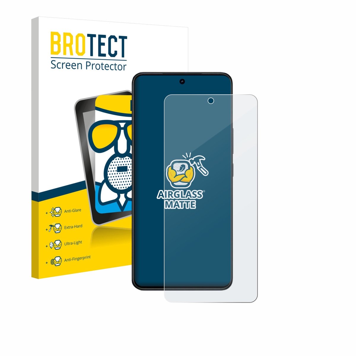 BROTECT - Screenprotector voor Vivo V60 Lite 5G - Folie Beschermfolie Beschermglas matte
