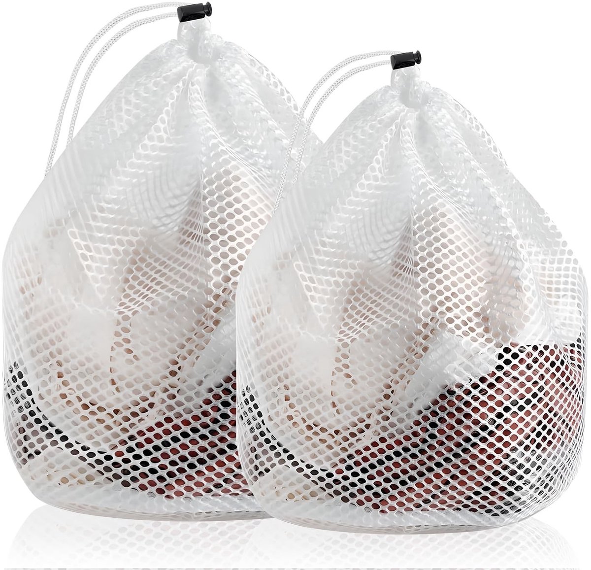 MTTproducts- Waszak - 2 Stuks - Duurzaam Polyester - Mesh Waszakken - Voor Kleding/Bra/Sokken - Beschermt Delicate Kleding - Ideaal voor Grote Ladingen - Wasmand