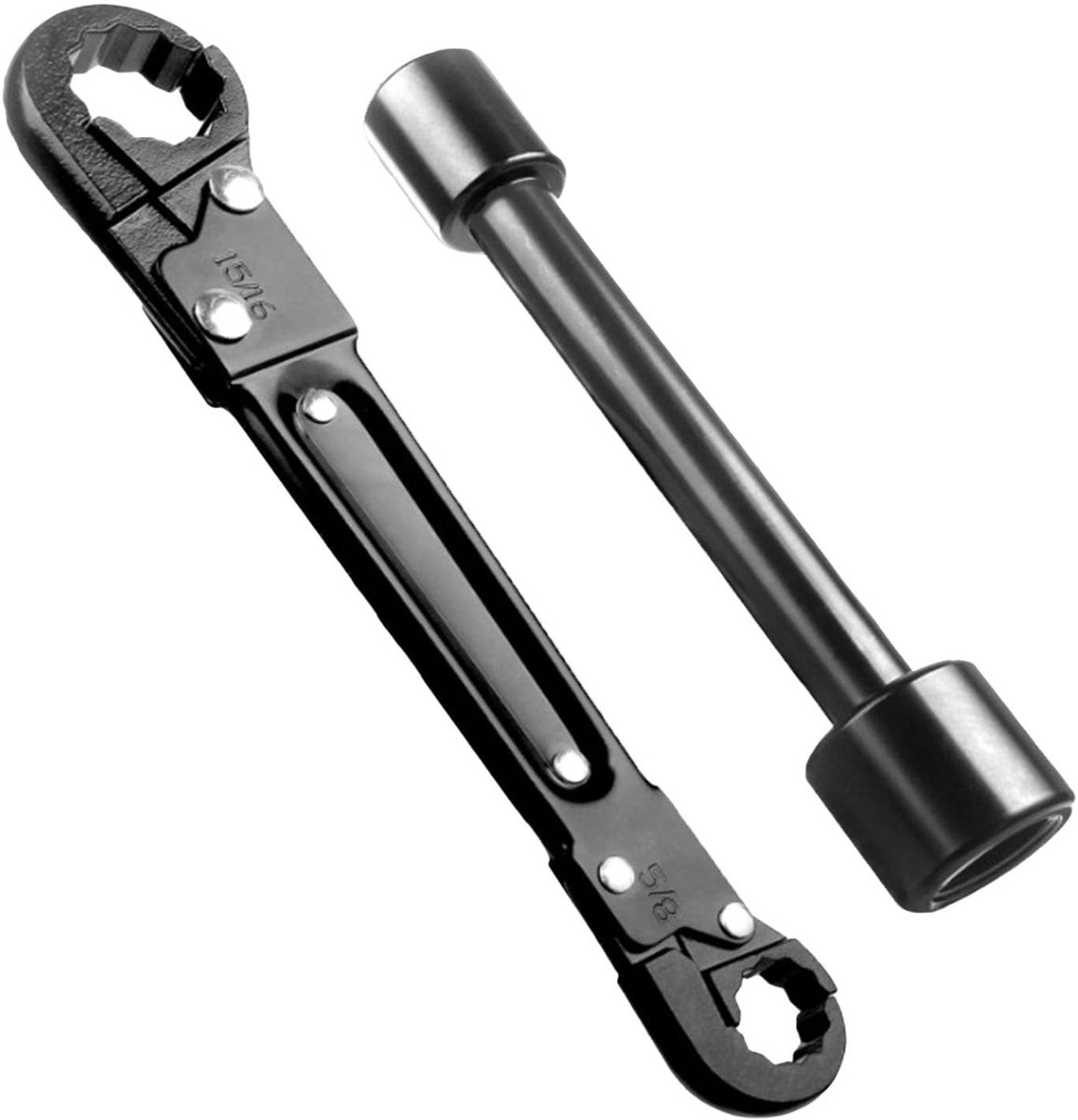 MTTproducts- Plumber Tools Professionele Hoekplug Sleutelset - Verstelbare Pijp Sleutel - Multifunctioneel - 3/8 of 1/2 Inch MPT - Gemakkelijk te gebruiken - Roestvrij staal - Loodgietersgereedschap