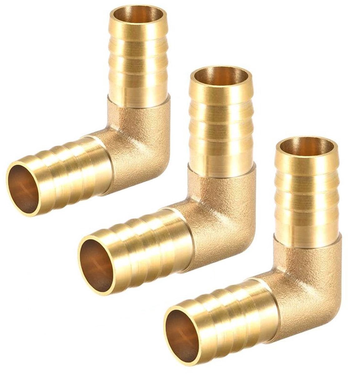 MTTproducts- Elleboog Koppeling 16Mm - Messing - 90 Graden - Slangverbinding - Waterdicht - Voor Hydraulische/Oliecircuits - Pijpconnector