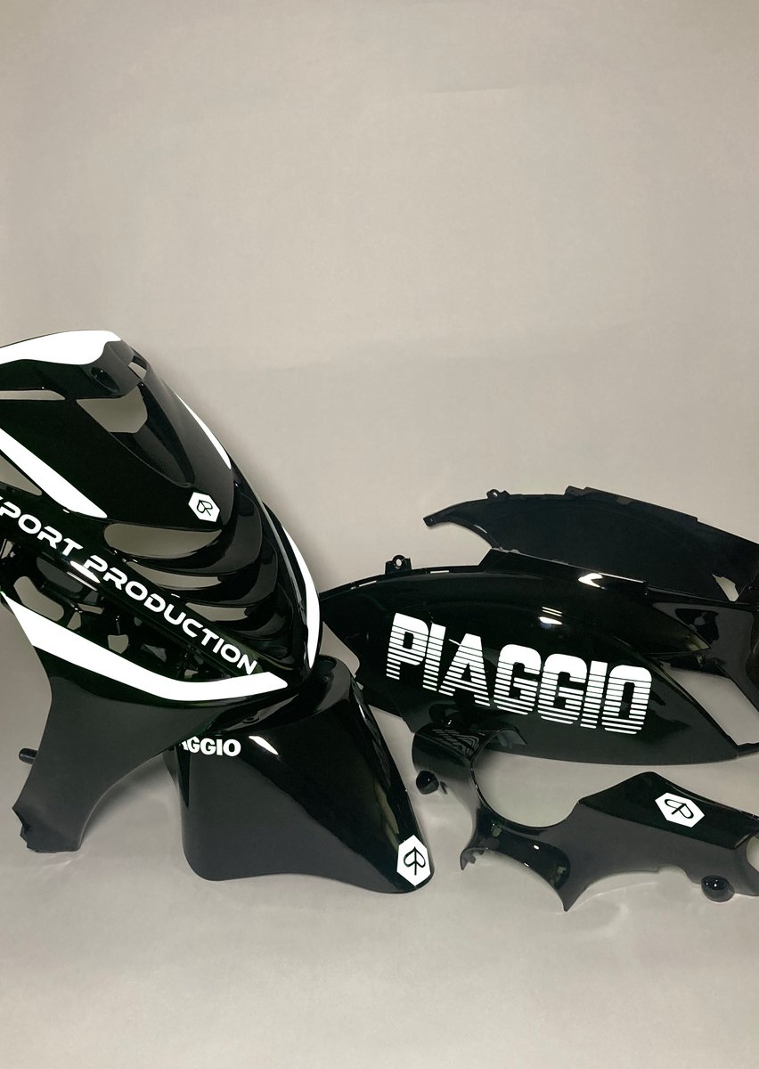 Piaggio Zip Stickerset - Piaggio - Wit