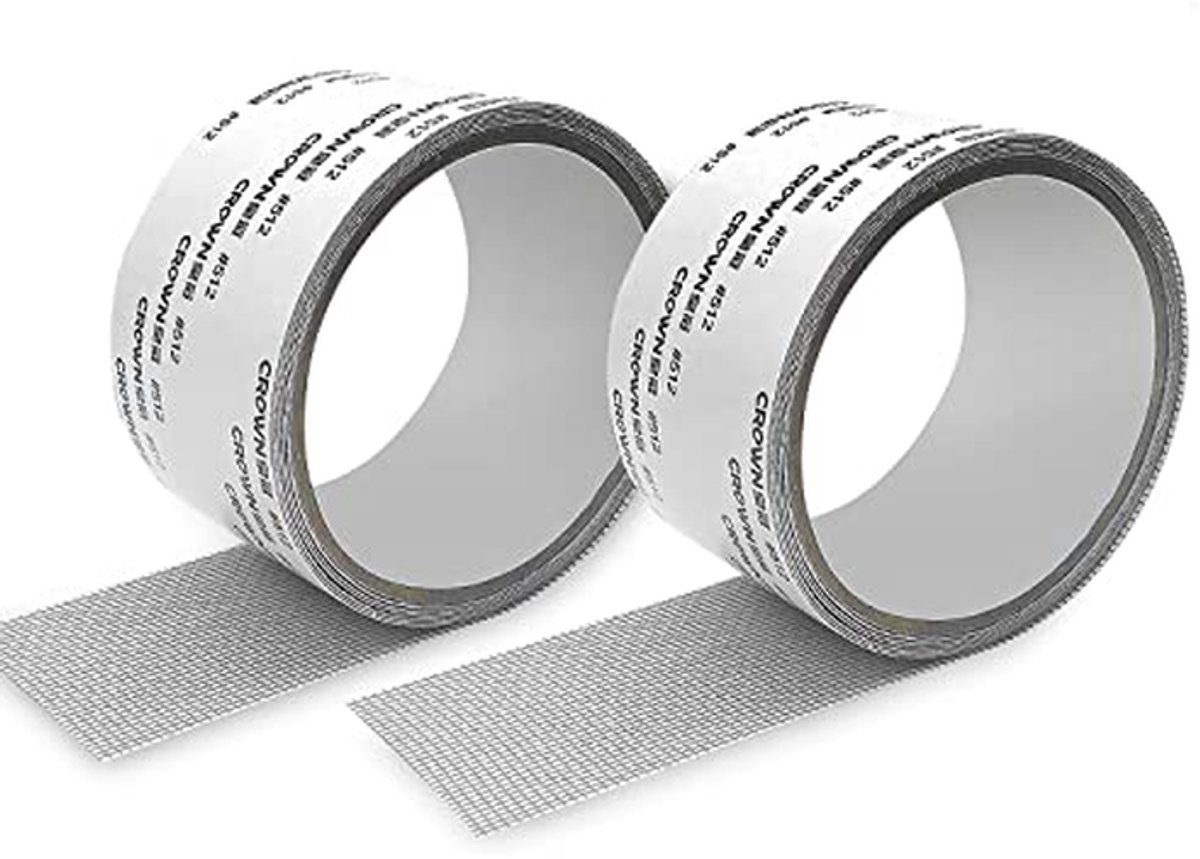 Vliegengaas Reparatieset voor Ramen en Deuren - Glasvezeltape met Waterdichte Lijm