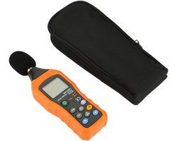 Geluidsniveau Meter, PEAKMETER PM6708 Hoge precisie LCD-scherm Digitale geluidsniveaumeter Geluidsmeting Tester