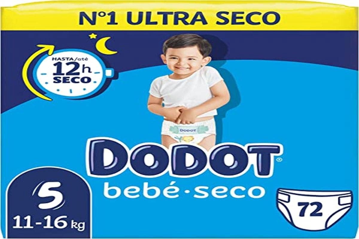 Luiers maat 5 voor baby's 11-16 kg, droog tot 12 uur, anti-lek bescherming