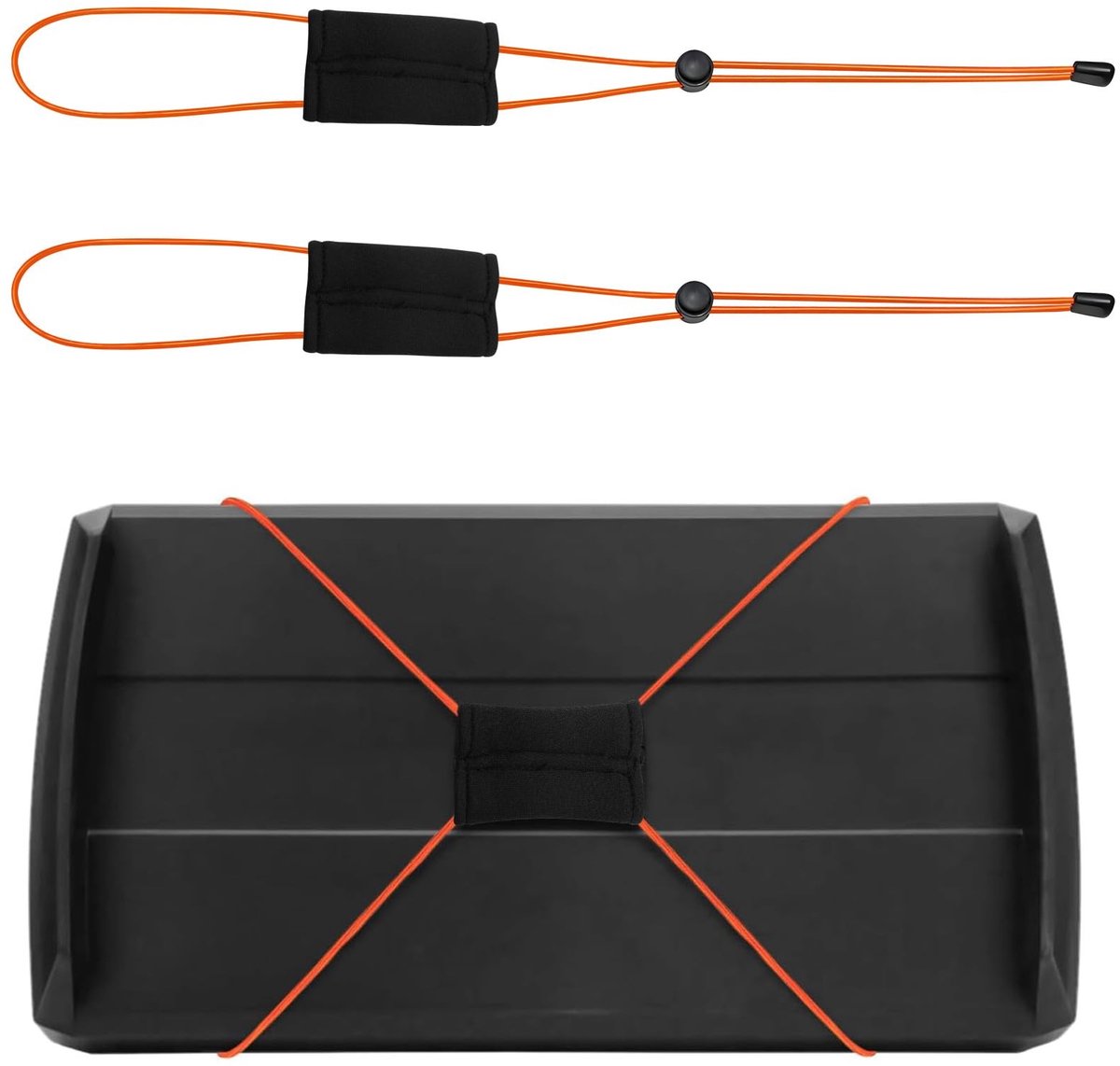 Cosensi- Visgrafiekbeschermingsriem Verstelbaar - 2 Stuks - Elastisch Bungee - Corrosiebestendig - Geschikt voor Schermen tot 18 Inch - Hoogwaardige Bevestiging - Bootriem