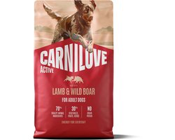 4 kg Carnilove active adult all breeds lamb / wild boar hondenvoer
