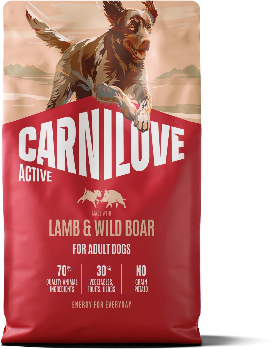 Carnilove 4 kg Carnilove active adult all breeds lamb / wild boar hondenvoer