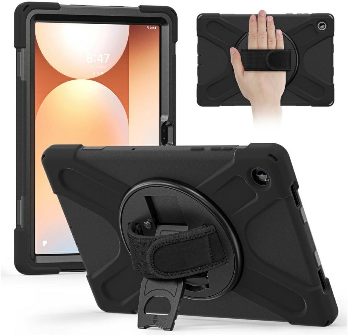 4smarts 541726 tabletbehuizing 27,9 cm (11") Hoes Zwart