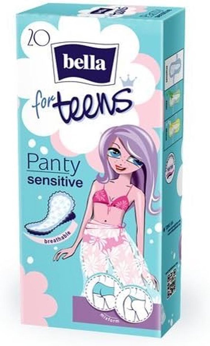 60 Pantyliners voor Tieners - Extra Gevoelig en Zacht