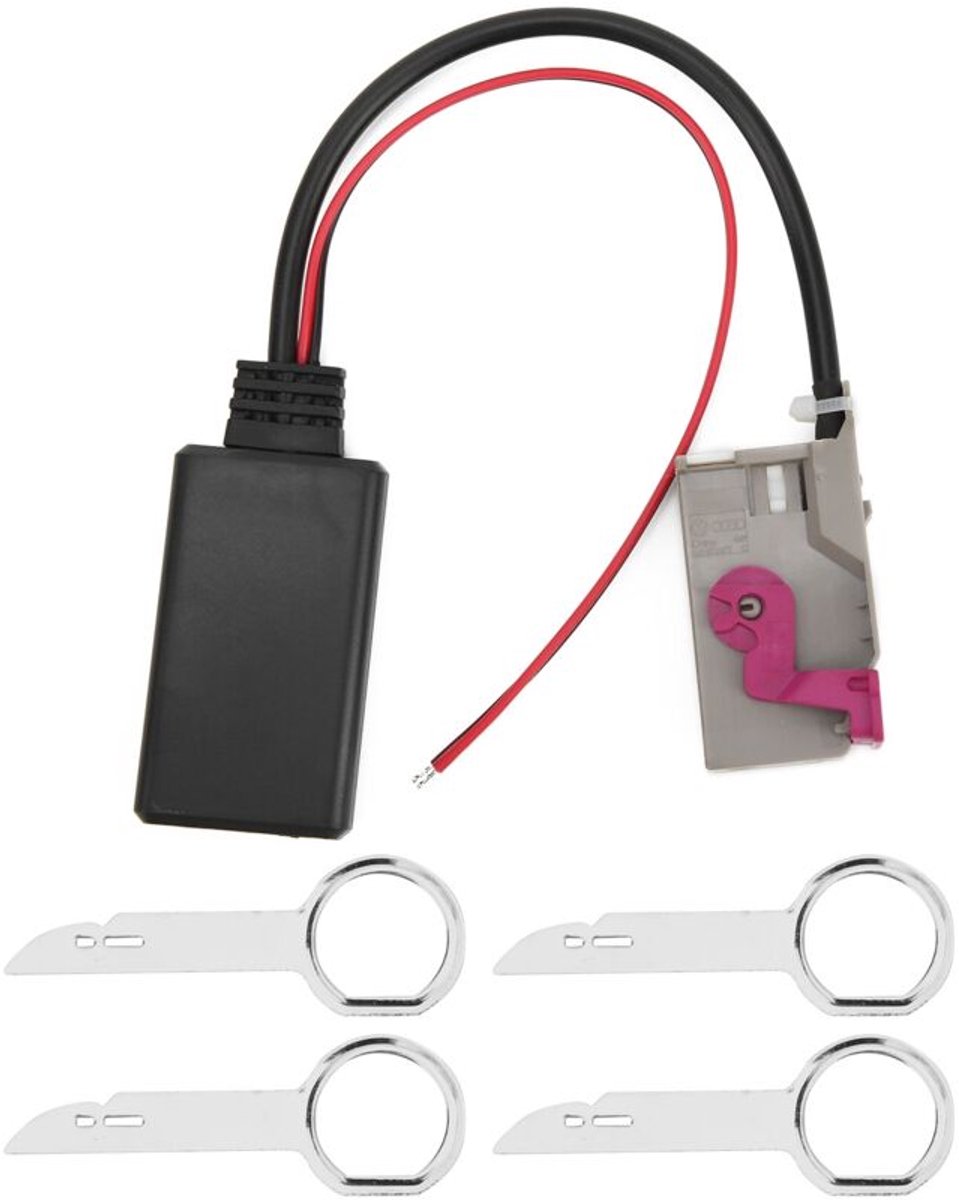 Bluetooth automodule AUX-IN kabel draadloze geschikt voor Audioadapter geschikt voor Audi A3 A4 A6 A8 TT R8 RNS-E 32-pins