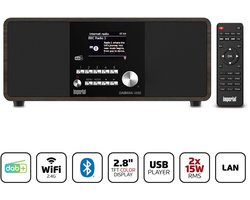 Imperial DABMAN i200 V2 - DAB+ / FM Radio - Internetradio - Bluetooth - WiFi - USB - Hout