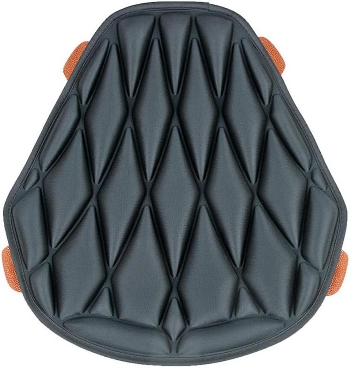 Motorfiets Zadelkussen - Comfort Kussen - Lange Ritten - Schokdempend Ademend - 2 Stuks - Zwart