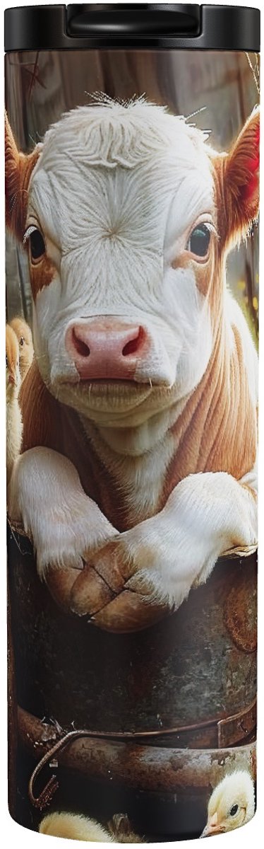 Farm Cuddling - Koe - Thermosbeker 500