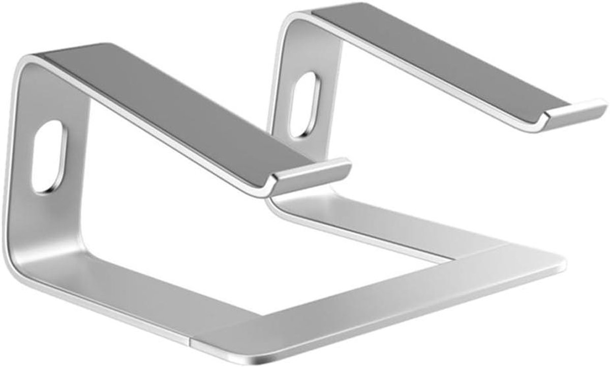 Laptopstandaard - Laptophouder - Ergonomisch Werken - Afneembaar Ontwerp - 11-16 inch - Zilver