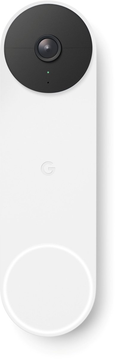 Google Nest Videodeurbel - Deurbeldrukker - Batterij - Wit - afbeelding 2