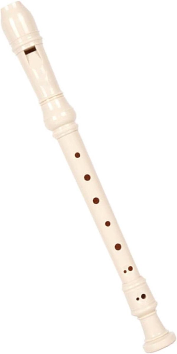 Sopraanblokfluit - Houtblazer - Muziek Leren - 8 Gaten Engelse Stijl - 325 mm - Naturel
