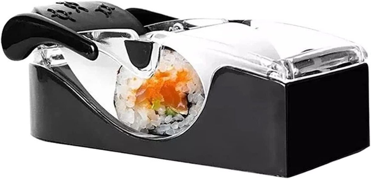 Sushi Maker Set - Rijstvorm Sushi - Sushi Maken - Eenvoudig Ontwerp - 19x8x6cm - Zwart