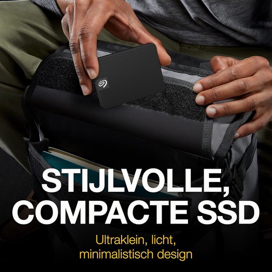 Externe SSD - Draagbare Opslag - Bestanden Overzetten - Razendsnelle Dataoverdracht - 2 TB - Zwart — afbeelding 5