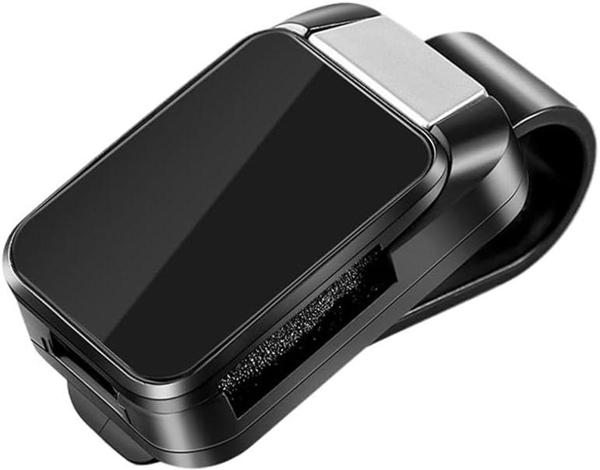 Auto Brilhouder - Zonnebril Houder - Veilig Opbergen - Speciaal Ontworpen - 7 cm - Zwart