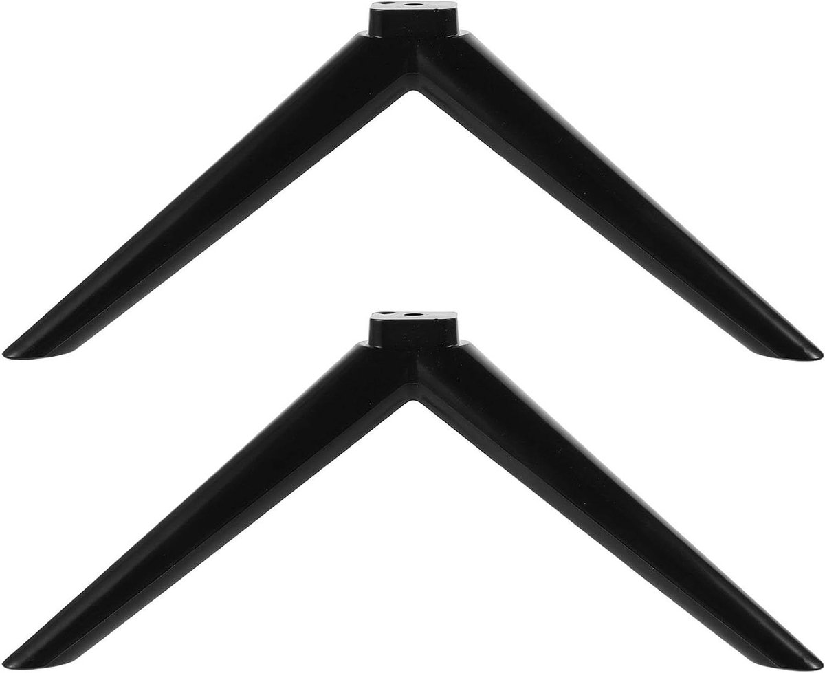 TV Stand Voet - Reservepoot TV - Stabiele Plaatsing - Boorvrije Installatie - 21x9x8cm - Zwart