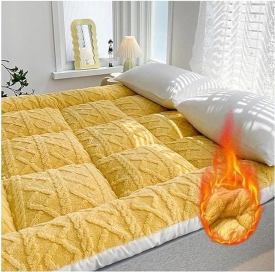 Japanse futonmatras - Vloermatras opvouwbaar - Comfortabel slapen - Ademend en antislip - Full-size - Groen — afbeelding 4