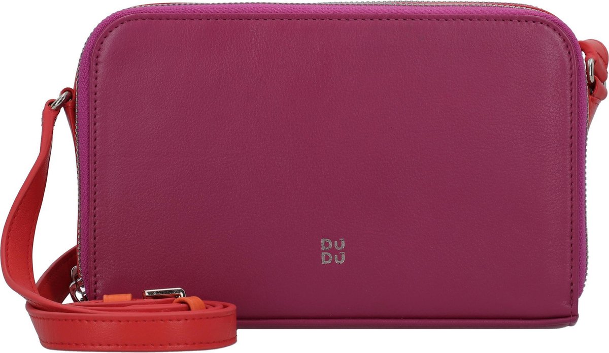 DuDu Schoudertas leer 19 cm - Dames - burgundy
