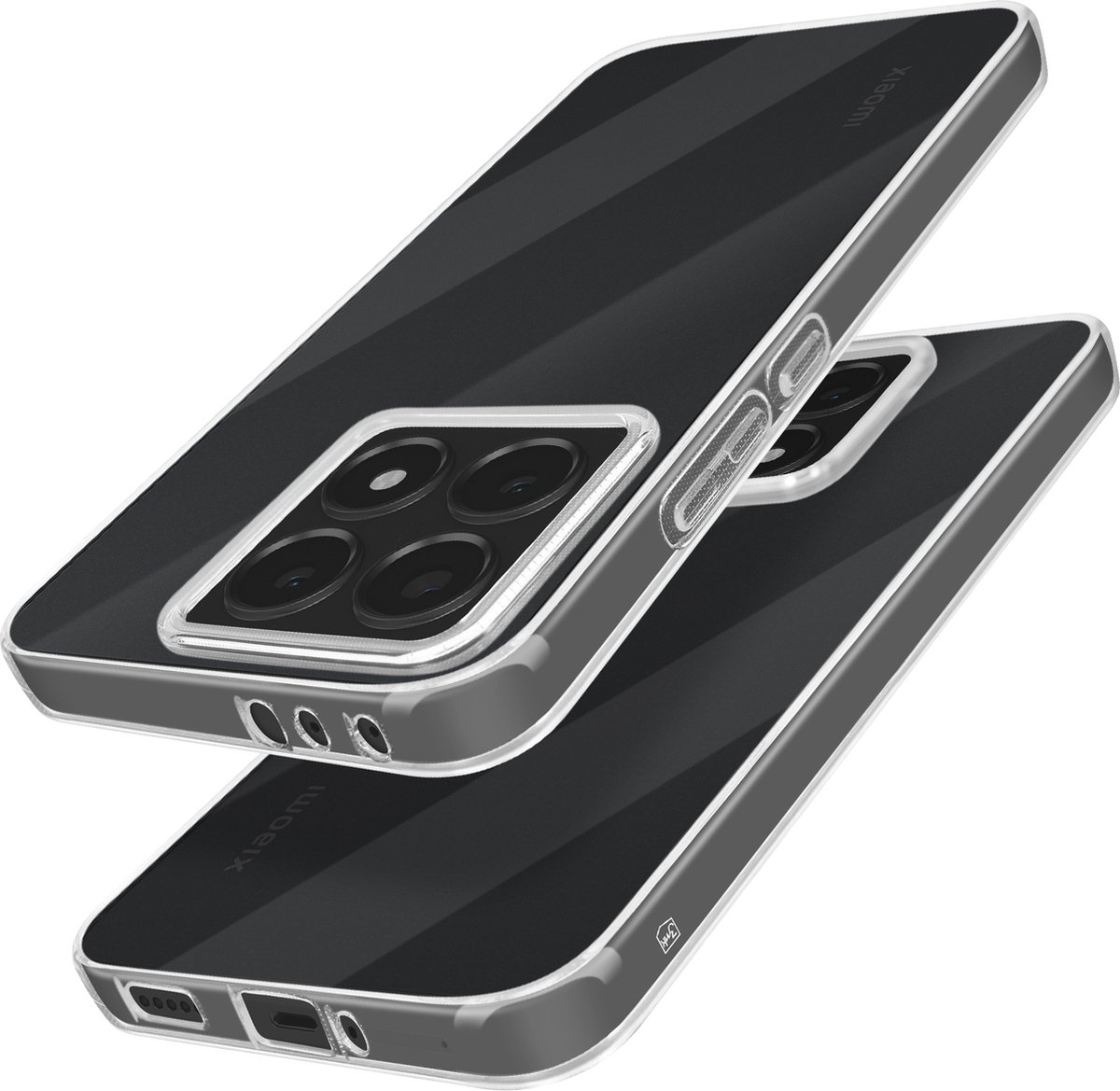 3mk, Hoesje voor Xiaomi 14T Zacht en dun, Transparant