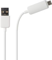 Azuri USB Sync and charge cable met LED - micro USB connector - wit