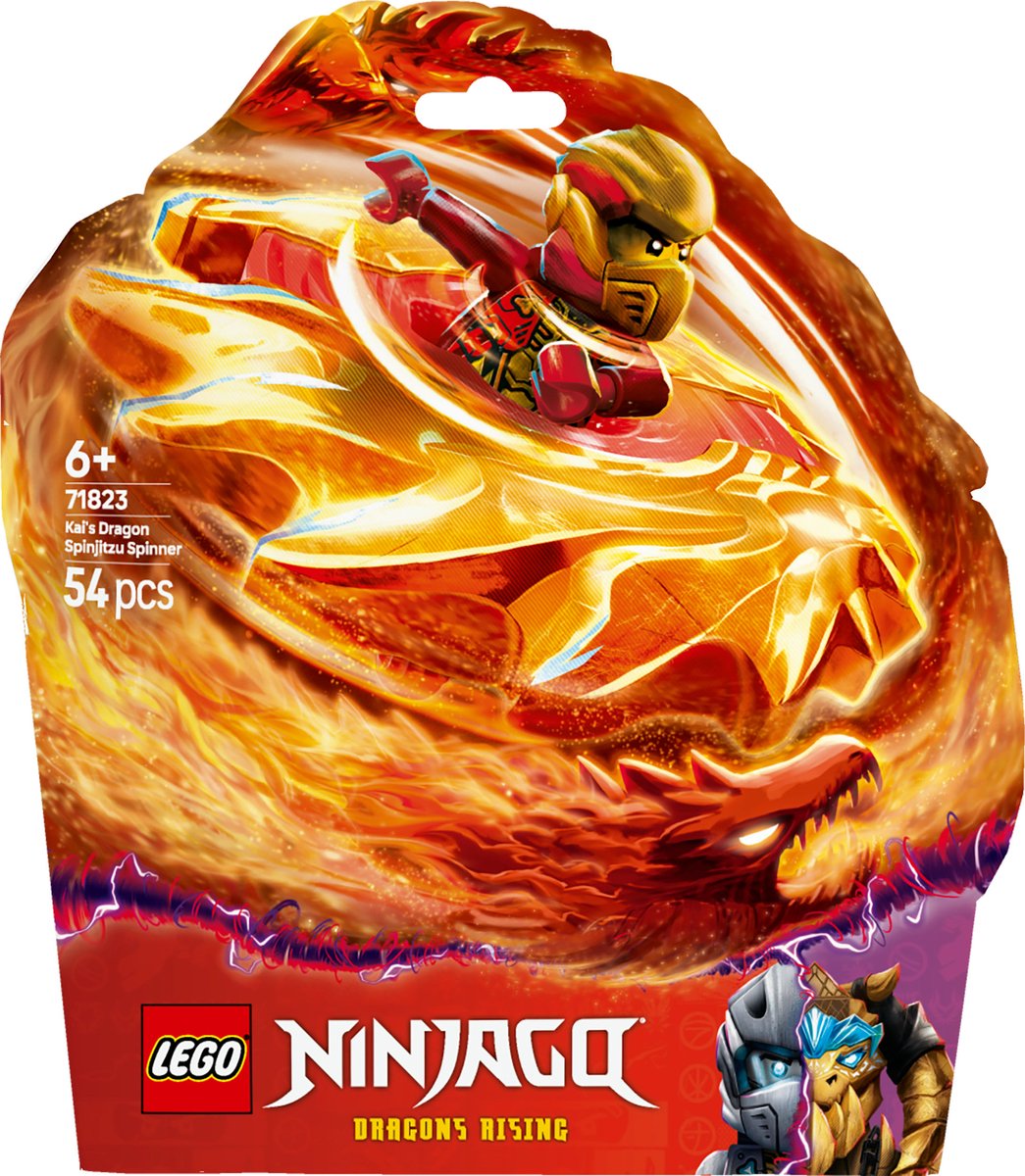 LEGO NINJAGO Kais Spinjitzu drakenspinner actie  71823