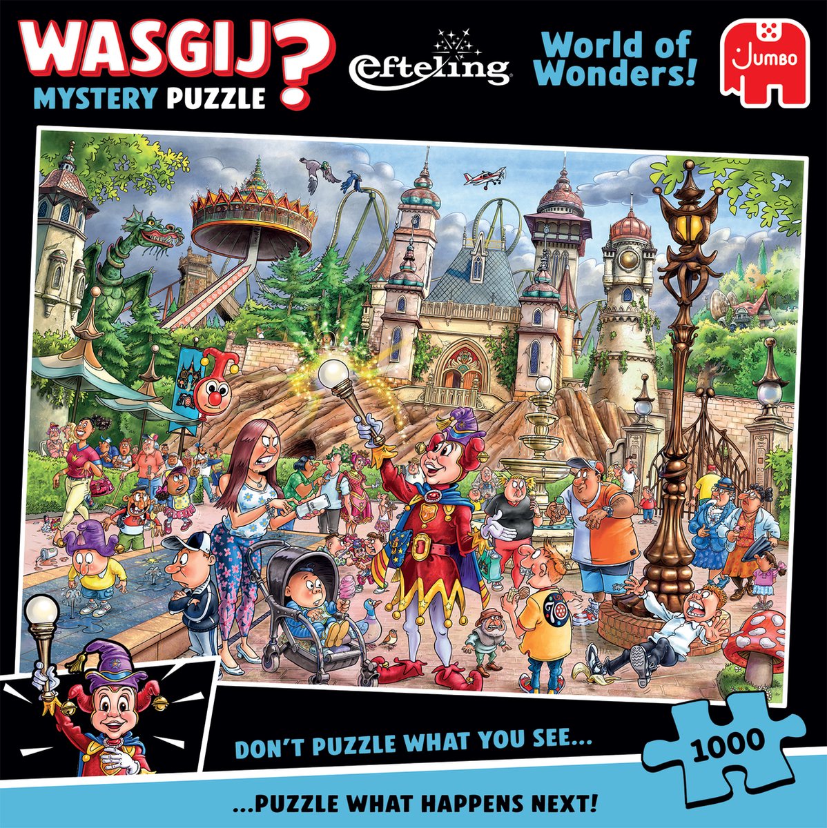 Wasgij Mystery Efteling Wereld Vol Wonderen 1000 stukjes - Legpuzzel — afbeelding 3
