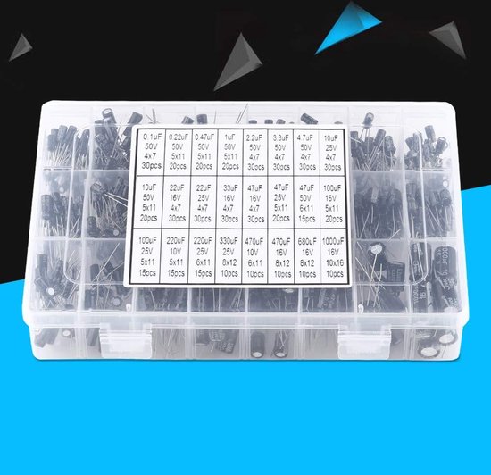 QUARKZMAN Condensateur Électrolytique 1000uF 35V 13x20mm