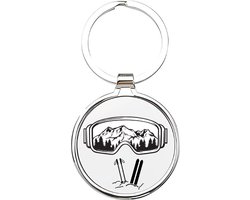 Akyol - wintersport Sleutelhanger - Wintersport - wintersport liefhebbers - skien - wintersporten - sporten - sport - snowboarden - wintervakantie - snowboard - ski's - piste - extreme sport - apres ski - ski - skiers - snowboarders - 4 x 7,5 CM