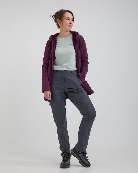 Life Line Cardigan Yara violet tricoté + capuche - taille 46