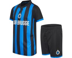foto van Club Brugge Thuis Tenue 24/25 - Maat 140 - Voetbaltenue Kinderen - Tenues & Broekjes - Jongens en Meisjes - Officiële Merchandise