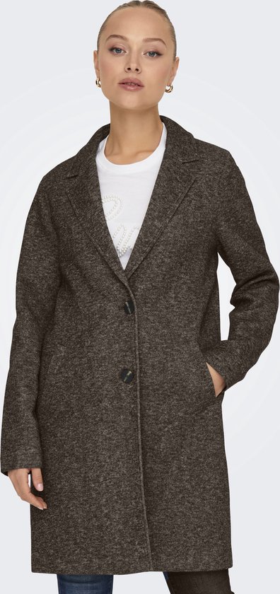 Only Jas Onlsedona Carrie Coat Otw Noos 15321862 Hot Fudge/melange Dames Maat - M