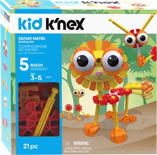 kid knex safari mates building set