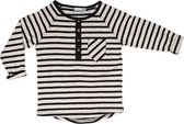 Ebbe - shirt gestreept - lange mouwen - Maat 110