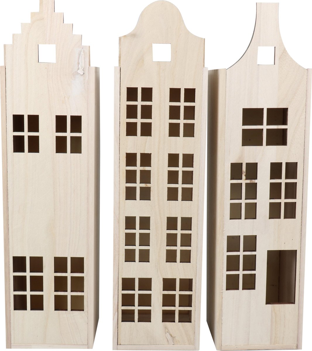 Goedkoopste Wijnkist grachtenpand- Grachtenpandjes - Holland huisjes - Hollandse cadeautjes - Souvenir - Kersthuisjes - Relatiegeschenk - Housewarming cadeau - Nieuwe woning
