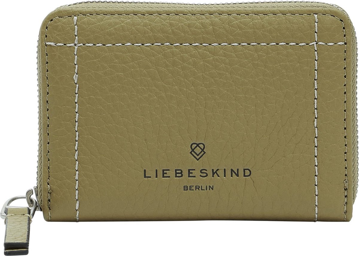 LIEBESKIND BERLIN Leren Portemonnee Geri Eliza Wallet Princess Green Kaki
