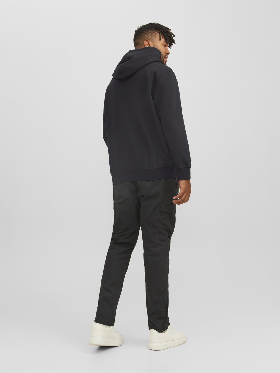JACK&JONES PLUS - JJESTAR JJ SWEAT HOOD NOOS PLS Heren Trui US1XL — afbeelding 3