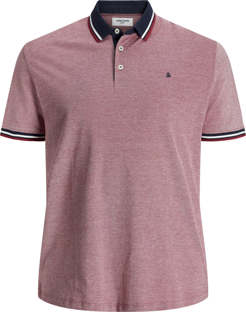 Jack & Jones poloshirt Rio red (Maat: 4XL)
