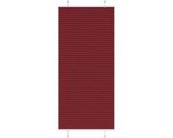 vidaXL - Plissé - rolgordijn - 95x200 - cm - stofbreedte - 94,4 - cm - bordeauxrood